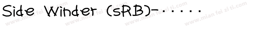 Side Winder (sRB)字体转换